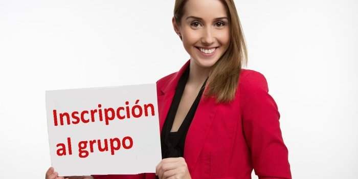 Inscripción en línea al grupo hispano a partir de :
