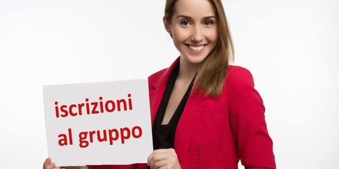 Iscrizione al gruppo italiano