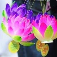 Groupe coréen- Atelier de Lanterne de la fleur de lotus