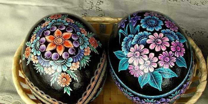 Peinture sur œufs